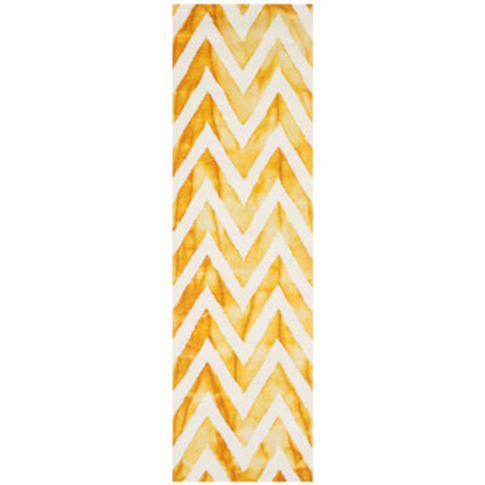 Safavieh Dip Dye Collection Ronnie Chevron Runner Rug
