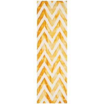 Safavieh Dip Dye Collection Ronnie Chevron Runner Rug