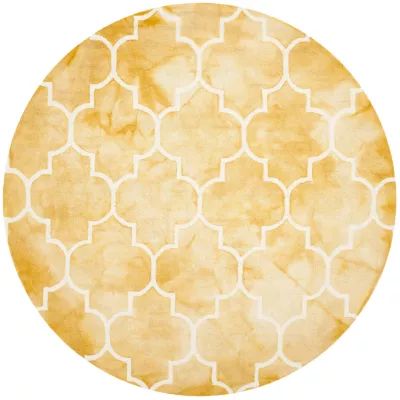 Safavieh Dip Dye Collection Sierra Geometric RoundArea Rug