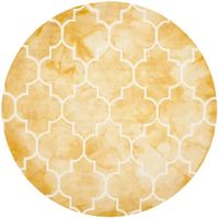 Safavieh Dip Dye Collection Sierra Geometric RoundArea Rug