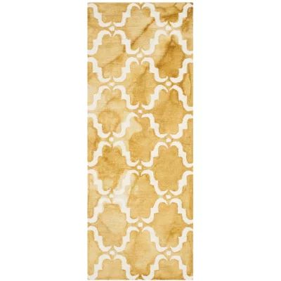 Safavieh Dip Dye Collection Wendell Geometric Runner Rug