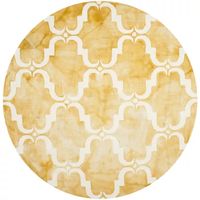 Safavieh Dip Dye Collection Wendell Geometric Round Area Rug