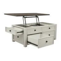 Signature Design by Ashley® Roanoke 4-Drawer Lift-Top Coffee Table