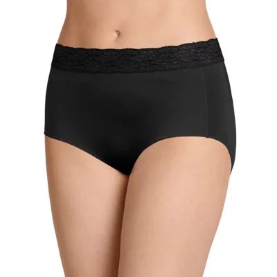 Jockey No Panty Line Promise® Tactel® Lace Full Rise Brief - 3 Pack-1876