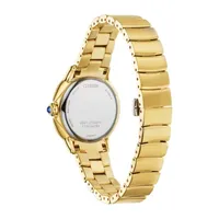 Citizen Ceci Womens Diamond Accent Gold Tone Stainless Steel Bracelet Watch Em0952-55a