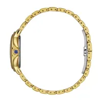 Citizen Ceci Womens Diamond Accent Gold Tone Stainless Steel Bracelet Watch Em0952-55a