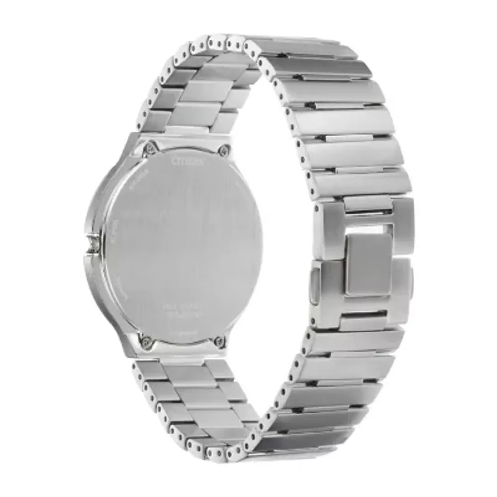 Citizen Stiletto Unisex Adult Silver Tone Stainless Steel Bracelet Watch Ar3110-52e