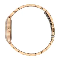 Citizen Silhouette Crystal Womens Crystal Accent Rose Goldtone Stainless Steel Bracelet Watch Fe1233-52a