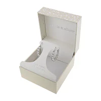 Sparkle Allure Womens Cubic Zirconia 27mm Hoop Earrings