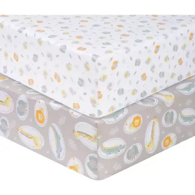 Trend Lab Jungle Pals 2-pc. Crib Sheet