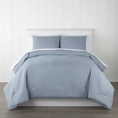 Home Expressions Intellifresh™ Heathered Solid Reversible Comforter Set
