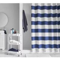 Home Expressions Rugby Stripe Shower Curtain