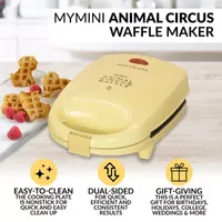 Nostalgia MyMini Animal Circus Waffle Maker