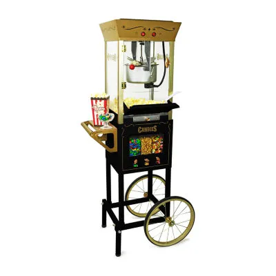 Nostalgia 53in. Retro Popcorn Cart with Candy Dispenser