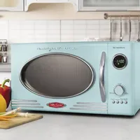 Nostalgia 0.9 cu. ft. Retro Microwave Oven