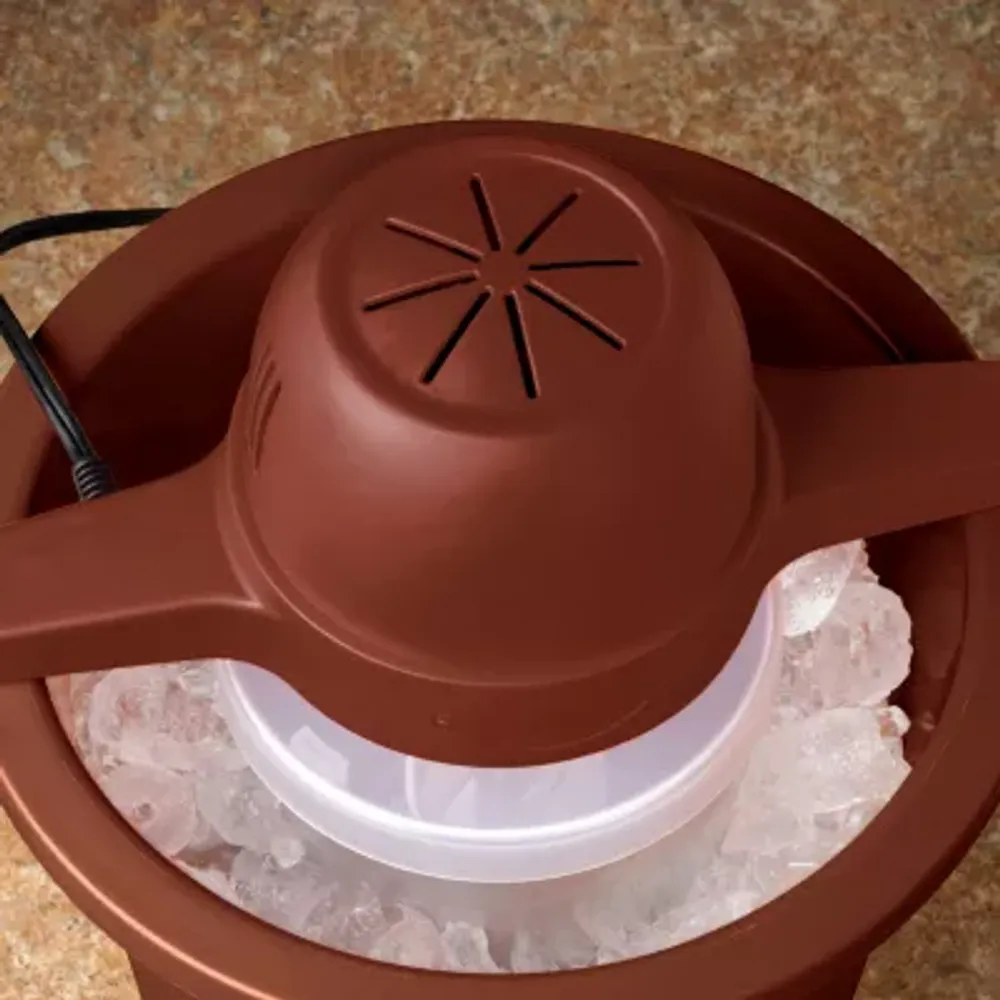 Nostalgia 4-Quart Wood Bucket Ice Cream Maker
