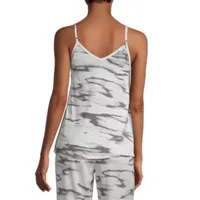 Ambrielle Womens Sleeveless V Neck Pajama Tank Top