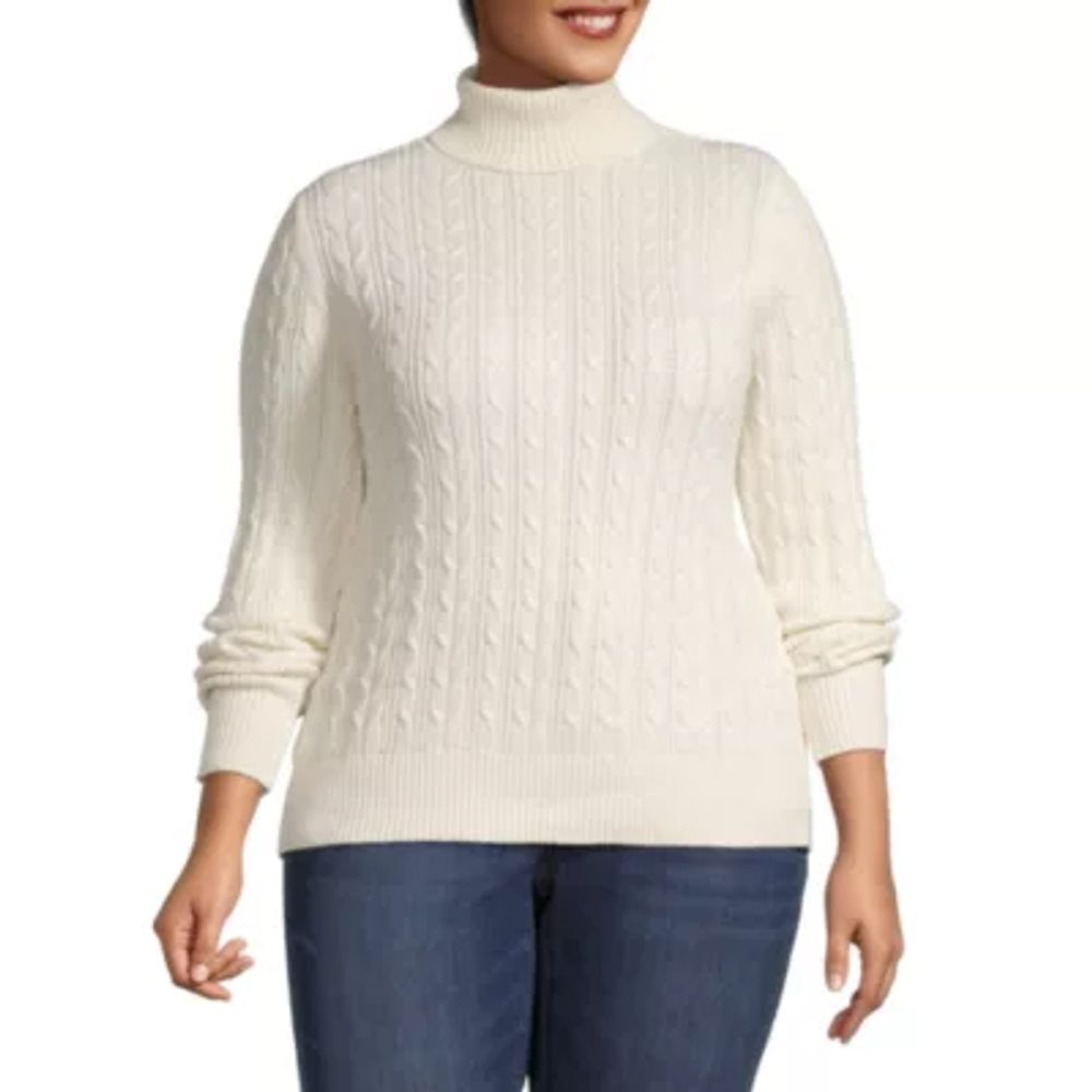 jcpenney womens turtleneck shirts