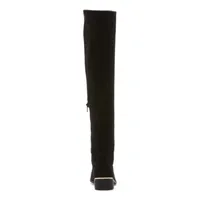 Worthington Womens Philomena Stacked Heel Over the Knee Boots