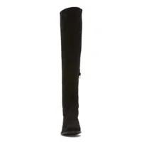 Worthington Womens Philomena Stacked Heel Over the Knee Boots