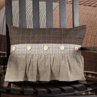 VHC Brands Sheridan Rustic Brown 14x18 Lumbar Pillow