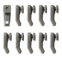 Rod Desyne 10-pk. Traverse Curtain Rod Sliders