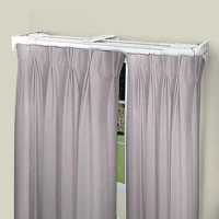 Rod Desyne Center Open Double Traverse Adjustable Curtain