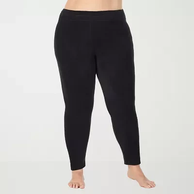 Cuddl Duds Fleecewear Tag Free Thermal Legging Plus