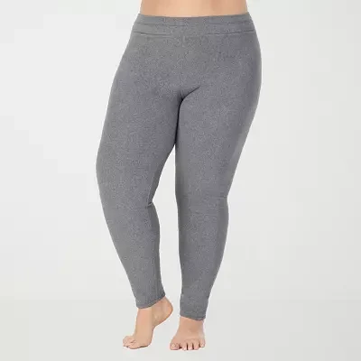 Cuddl Duds Fleecewear Tag Free Thermal Legging Plus