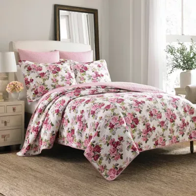 Laura Ashley Lidia Floral Quilt Set