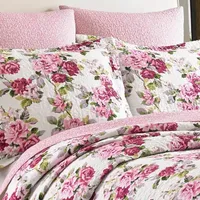 Laura Ashley Lidia Floral Quilt Set