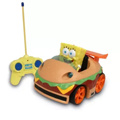 Nkok Inc. Junior Explorers Spongebob Squarepants Rc Krabby Patty With Spongebob Spongebob Car