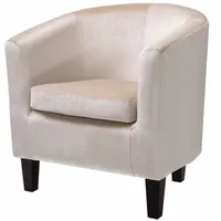 Antonio Velvet Barrel Chair