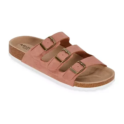 Arizona Jean Co Freya Womens Adjustable Strap Footbed Sandals