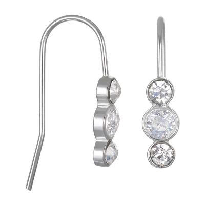 Bijoux Bar Delicates Round Drop Earrings