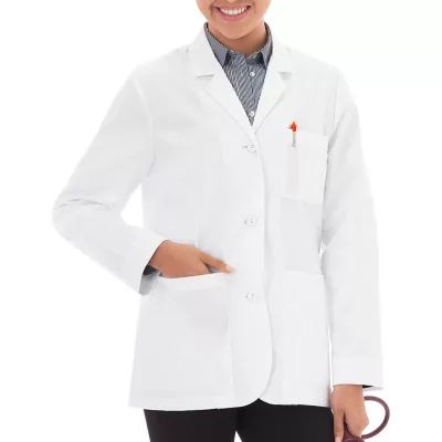 Meta Labwear 738 28" Consultation" Womens Long Sleeve Lab Coat