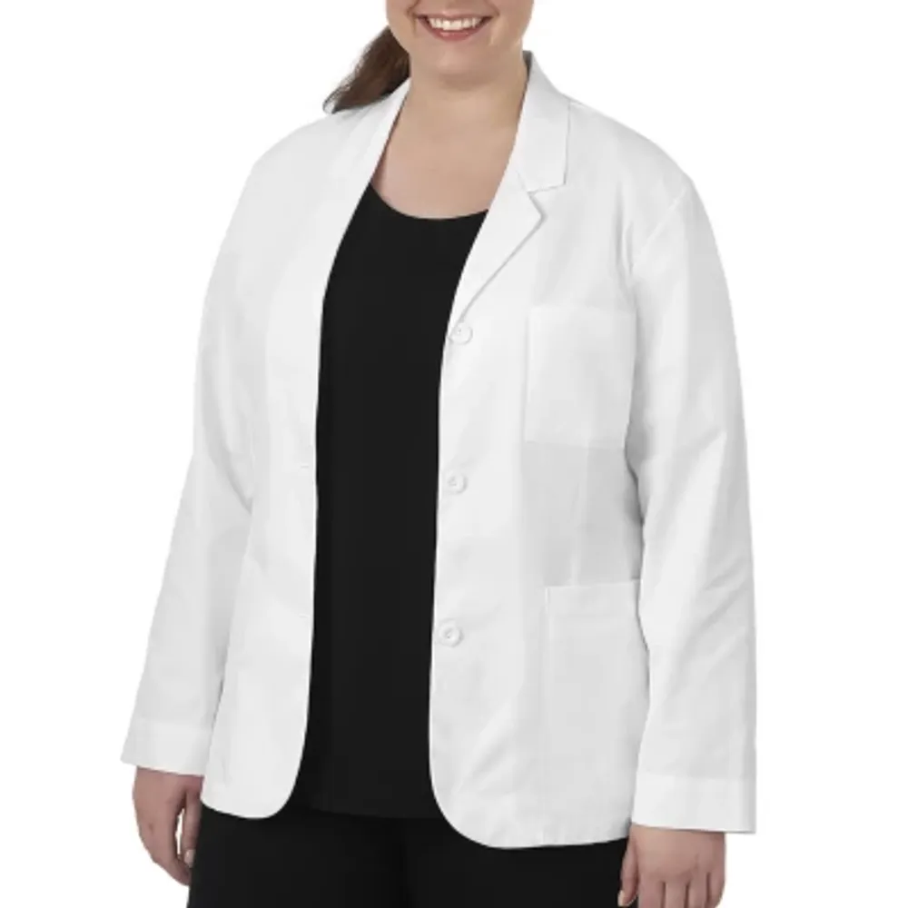 Meta Labwear 738 28" Consultation" Womens Tall Long Sleeve Lab Coat