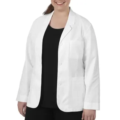 Meta Labwear 738 28" Consultation" Womens Tall Long Sleeve Lab Coat