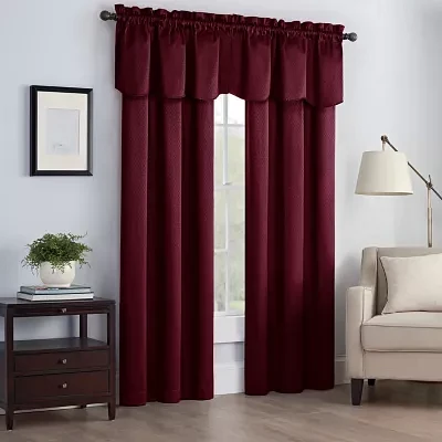 Eclipse Canova Energy Saving Light-Filtering Rod Pocket Single Curtain Panel