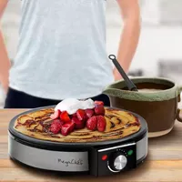 MegaChef Crepe and Pancake Maker Breakfast Griddle