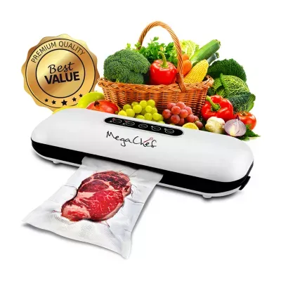 MegaChef Home Vacuum Sealer and Food Preserver with Extra Bags