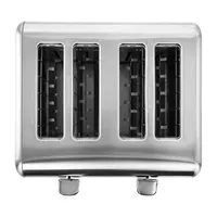 MegaChef 4-Slice Stainless Steel Extra Wide Slot Toaster