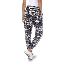 White Mark Womens Mid Rise Cuffed Drawstring Pants