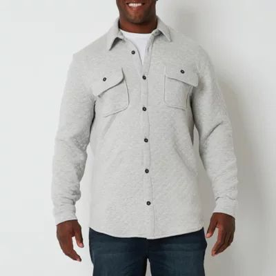 St. John's Bay Mens Big and Tall Midweight Shirt Jacket