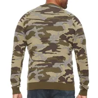 mutual weave Big and Tall Mens Crew Neck Long Sleeve Pullover Sweater