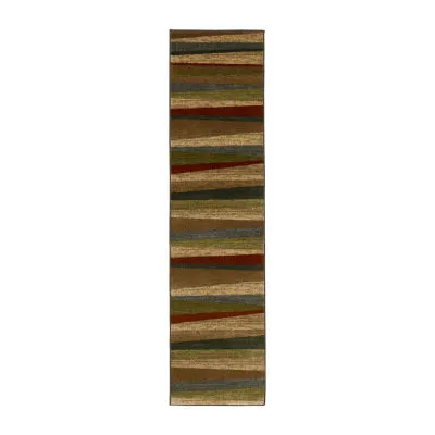 Mohawk Home Mayan Sunset Contemporary Washable Indoor Rectangular Runner