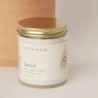 Satya & Sage Sacred Natural Soy + Coconut Jar Candle