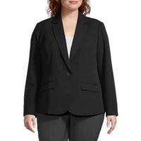 Liz Claiborne Kate Womens Classic Fit Blazers Plus