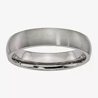 Mens 5mm Titanium Wedding Band