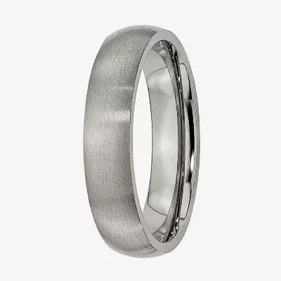 Mens 5mm Titanium Wedding Band